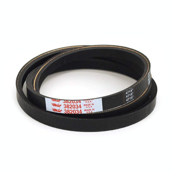 Grasshopper Mower MaxLife Belt, Designed to Specific Material, Dimensions, Shape, Construction and Pliability Standards That Ensure Superior Performance and Long Life, OEM 382034