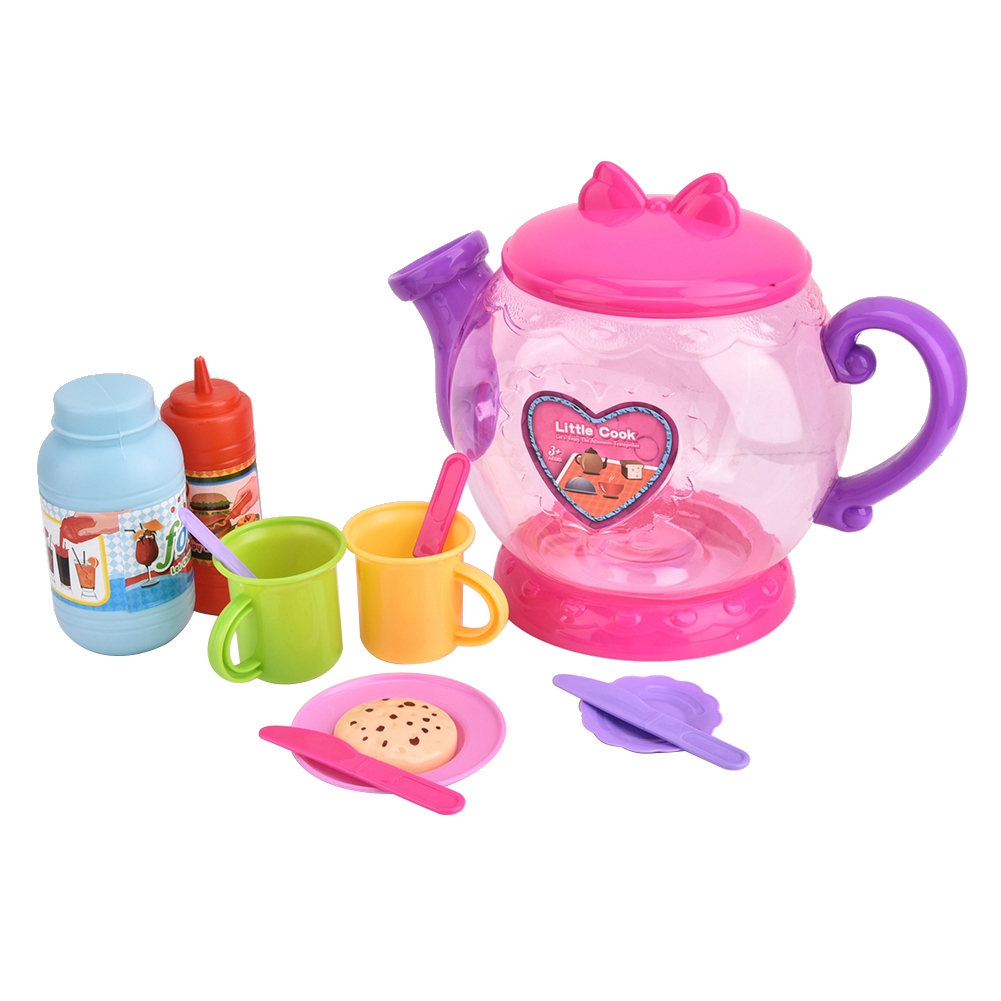 Greensen Plastic Toy Teapot, Educational Toys,Simulation Food Teapot