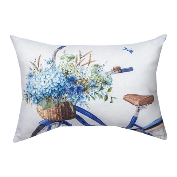 Manual SHABB Bohemian Blue Climaweave Pillow. 18-inch Length