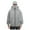 Gray, variant on UQJfacai Mens Zip Up Hoodie with Face Mask Fashion Double Hooded Ski Masked Hoodies Oversized Sweatshirt Fall Winter Y2k Jacket
