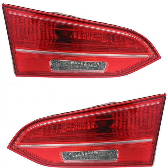 For 2013 2014 2015 2016 Hyundai Santa FE Driver and Passenger Side | Pair | Rear Inner Tail Light w/Bulbs CAPA Certified HY2802120, HY2803120 | 92405-4Z000, 92406-4Z000 ;SPORT