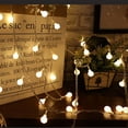 thumbnail image 3 of Lámpara decorativa de la fiesta de Navidad de la luz de la secuencia de la bola de la caja de la batería de 40LED (6m) Tmvgtek Iluminación del hogar multifuncional, 3 of 9