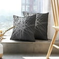 thumbnail image 6 of LALILO Throw Pillow Covers Geometric With Irregular Lines Lines Cushion Cover 18" x 18", 2 Pack, 6 of 6