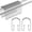 Chrome-12pcs, variant on Shower Curtain Hooks Rings, Shower Curtain Rings, Shower Curtain Hooks Rust Proof Double Hook Shower Hooks for Shower Curtain and Liner