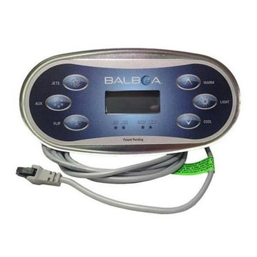 Balboa 34-55676-K 7.1 x 3.5 in. Spaside No Label TP600 BP Topside Control Panel