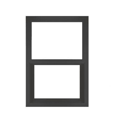 Double Pane Vertical 24" x 36" Black, Vinyl, Low E Glass, Argon Gas DP50 Window