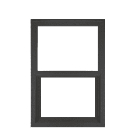 Double Pane Vertical 24" x 36" Black, Vinyl, Low E Glass, Argon Gas DP50 Window