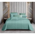 thumbnail image 1 of Drap-housse Grand Lit Double Élégance Florale - Vert Mer, 1 of 1