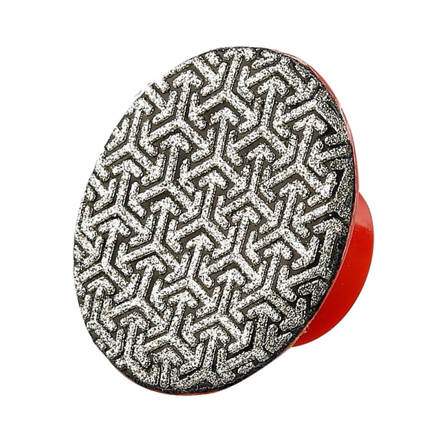 Almohadilla de pulido de disco para amoladora de 5cm, repuestos de almohadilla de pulido galvanizada, rosca de 10mm para piedra, cerámica y , Grano 50 Cola Disco abrasivo