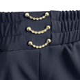 thumbnail image 4 of Endives Women's Pants Soft Senior Ladies Wide Leg Pant High Waist Stretch Dressy Business Pants Dark Gray, 4 of 5