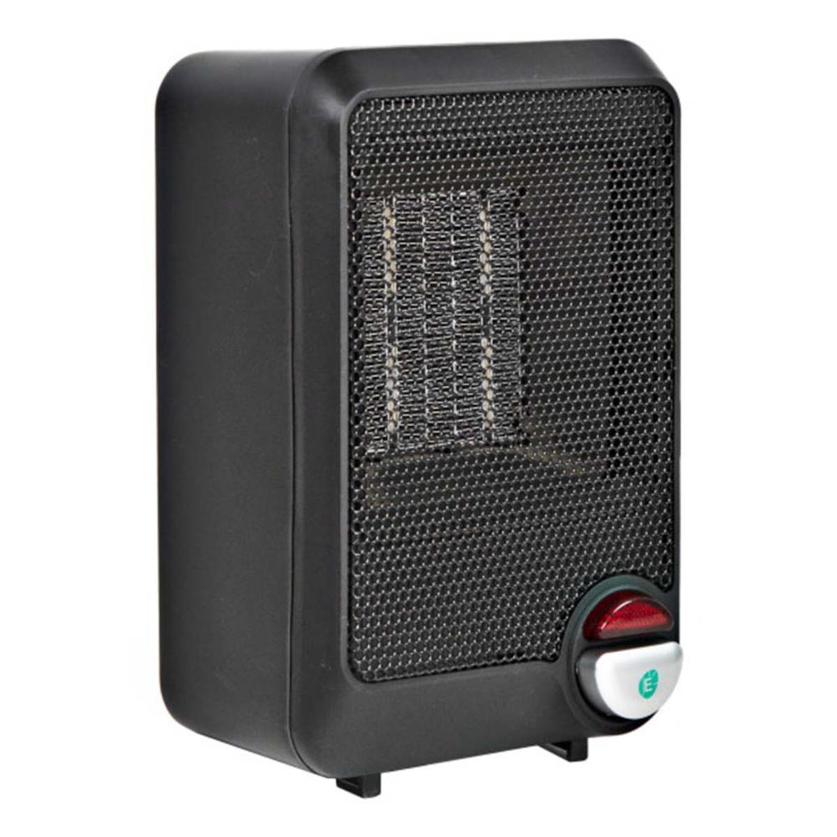 World & Main 100626 Energy Save Personal Ceramic Heater&#44; Black - image 2 of 6