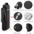 thumbnail image 4 of Golf Cooler Bag, Accessories for Men, Small Soft Cooler Holds 6 Pack of Cans or Two Wine Bottles, Sports Bag Black, 4 of 4