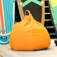 thumbnail image 3 of Jaxx Bean Bags Jaxx Kiss Outdoor Patio Bean Bag Chair Tangerine, 3 of 6