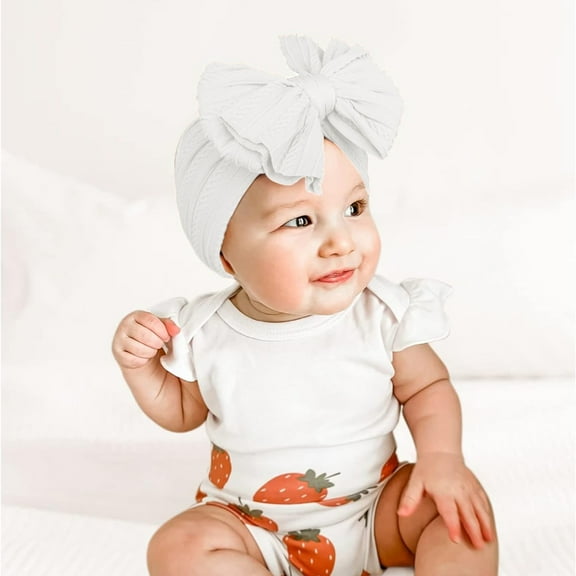 Stretchy Nylon Headbands for with Bows - Toddler Girls Accessories