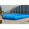 thumbnail image 3 of EQCOTWEA Family Inflatable Swimming Pool Lounge Pool with One 110V Blower for Water Walking Ball Outdoor Garden Backyard 23x23x1.8ft, 3 of 4