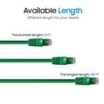thumbnail image 6 of Cmple - 10 Pack Cat5e Ethernet Cable 15ft Computer Router Cables with RJ45 Connectors 1Gbps Ethernet Patch Cord 350Mhz Lan Wire - Green, 6 of 9