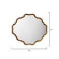 thumbnail image 3 of Alden Décor Kayla Metal Mirror - Antique Gold, 3 of 4