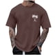 thumbnail image 2 of Tops para hombre, blusas y camisas de cuello redondo y manga corta para hombre, blusas casuales de cuello redondo con estampado de moda para hombre, blusas de cuello redondo y manga corta para hombre., 2 of 4