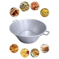 thumbnail image 1 of Cazo de Acero Galvanizado 30 cm, ideal para carnitas, plátanos fritos, papas a la francesa, buñuelos, donas, churros, elotes, botanas y más., 1 of 6