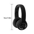 thumbnail image 2 of Auriculares Bluetooth para juegos Auriculares Auriculares plegables portátiles Auriculares inalámbricos con cancelación de ruido, Negro Inevent EL3021-05B, 2 of 7
