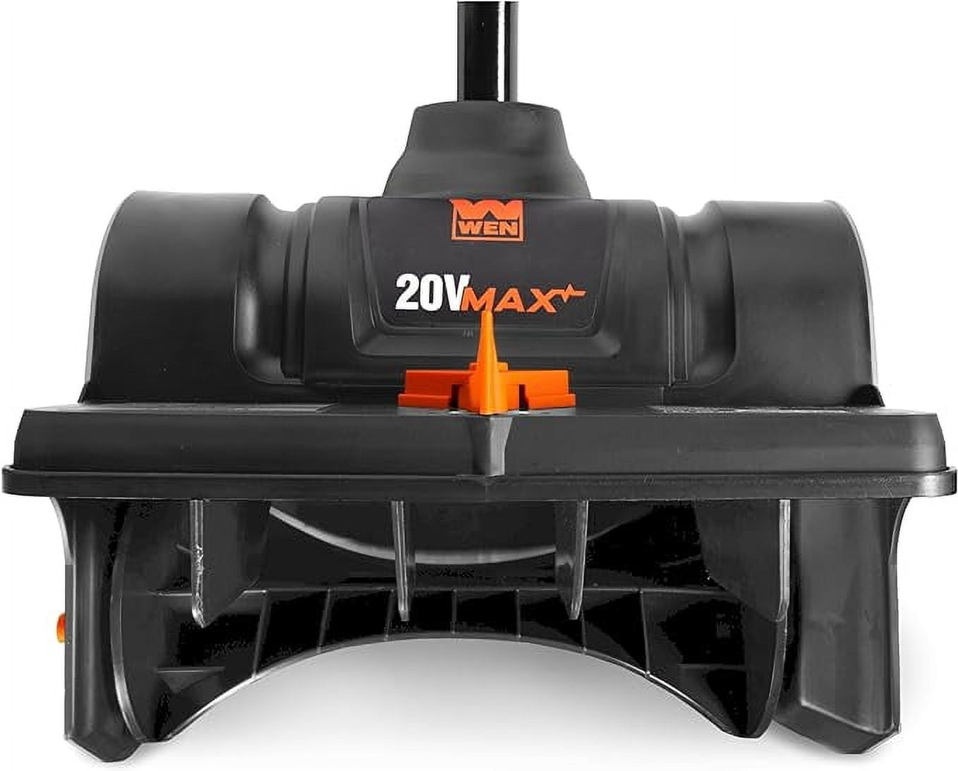 WEN 20V Max 12-Inch Cordless Snow Shovel with 5Ah Battery and Charger