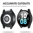 thumbnail image 3 of Elegant Choise Watch Case TPU Frame Protector 40mm for Samsung Galaxy Watch 5, Black, 3 of 9