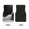 thumbnail image 2 of Zufioo Black White Fluid Sculpture Print Car Floor Mats Four-piece Set, Car Interior Accessories - Corrosion-resistant, Non-Slip, Suitable for Cars, Trucks, Vans, 2 of 7