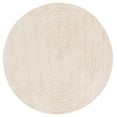 thumbnail image 2 of Safavieh Easy Care Edythe Solid Machine Washable Area Rug, Ivory, 5' x 5' Round, 2 of 7