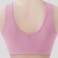 thumbnail image 3 of Women's Front Buckle Lace Edge Seamless Wireless Yoga Bra - Nylon/Spandex, 3 of 3