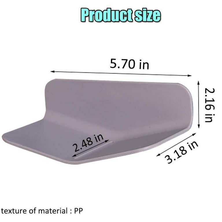 1 Piece Rubber Soap Dish No Drilling Self-Draining Soap Disc For Bathroom  Soap Saver Shower