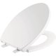 thumbnail image 2 of Asiento de inodoro Delta Faucet Morgan alargado de cierre lento blanco, 2 of 8