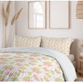 thumbnail image 6 of Ambesonne Blush Pink Duvet Cover Set, Branches and Butterflies, 2-Calking, Blush Pale Green White, 6 of 7