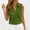*Green, variant on ClodeEU Women's Sleeveless Button Down Shirt with Collar, Casual Vest Top with Chest Pockets Gray,Women's Plus XL