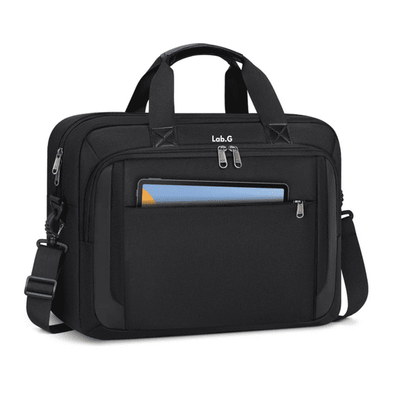 Maletín Para Laptop De 15.6 Pulgadas Impermeable De Hombre Lab.G, negro
