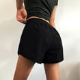 thumbnail image 4 of HOOMEUMY Women's Tennis Shorts Tummy Control High Waisted Casual Stretchy Shorts Summer Shorts Elastic Sports Skorts Skater Shorts with Shorts Underneath Yoga Shorts for Golf Workout Solid Color, 4 of 5
