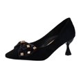 thumbnail image 1 of Zapatos de mujer 2023 primavera nueva moda Sexy Casual elegante viento puntiagudo tacones de aguja arco decorativo tacones altos Mujer Shoes35 Gao Jinjia LED, 1 of 2