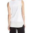 thumbnail image 2 of Calvin Klein Womens Sleeveless Layered Pullover Sweater, 2 of 3