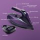 thumbnail image 3 of Plancha eléctrica de bolsillo Plancha de vapor portátil Plancha eléctrica inalámbrica estándar europea Púrpura Kuyhfg Sin marca, 3 of 5