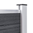 thumbnail image 3 of vidaXL Fence Posts 3 pcs Aluminium 185 cm, 3 of 5