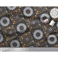 thumbnail image 3 of Soimoi Viscose Chiffon Fabric Floral Mandala Print Fabric by Yard 42 Inch Wide, 3 of 3