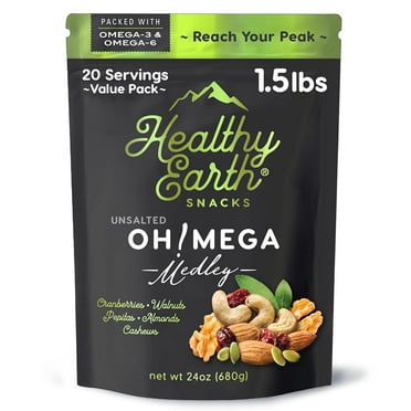 Mixed Nuts Unsalted | Trail Mix | Trail Mix without Peanuts | Sugar Free Snacks | Gourmet Snacks, Protein Snacks, Gluten Free, No Preservatives, High Fiber Snacks (Omega-3 & Omega-6)