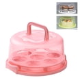 thumbnail image 1 of Cubierta para transportar pasteles, soporte para pasteles con tapa, plato para servir postres con asa, soporte para magdalenas, exhibición de tartas con Base, 1 of 5