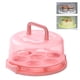 thumbnail image 2 of Soporte para tartas con tapa, bandeja para servir postres con asa, soporte para cupcakes, expositor de tartas con base, 2 of 12