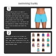 thumbnail image 4 of Traje de baño Soidarity Banda ajustable Pantalón ancho de moda Cielo azul L, 4 of 6