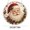 Shape E, variant on Christmas Pearl Diamond Art Hanging Ornament Kit, Santa Suncatcher, 10in Shaped Acrylic