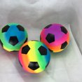 thumbnail image 5 of KAKOWELY 2 pelotas de fútbol inflables divertidas de PVC, juguetes interesantes para niños con 1 inflador (color aleatorio)., 5 of 5