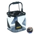 thumbnail image 2 of Sonducket Cubo plegable portátil para ropa de pescado fuerte, cajas de aparejos de pesca EVA para exteriores con asa, bolsas de pesca, tanque de agua para Pescar Sonducket OD006909-00, 2 of 6