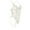 White, variant on Womens Bodysuits One Piece Bodywear with V Shape Front And Smooth Lounge Fit Bodysuit