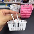 thumbnail image 5 of Diseño de mini cesta de tienda no tóxico respetuoso con el medio ambiente con bordes lisos, blanco Feliz Sencillez, 5 of 5