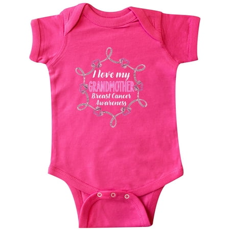 

Inktastic I Love My Grandma- Breast Cancer Awareness Gift Baby Boy or Baby Girl Bodysuit